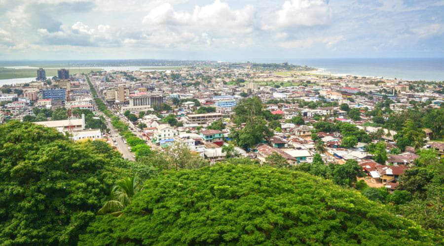 ¿Cuáles son las opciones de vehículos más populares en Monrovia?